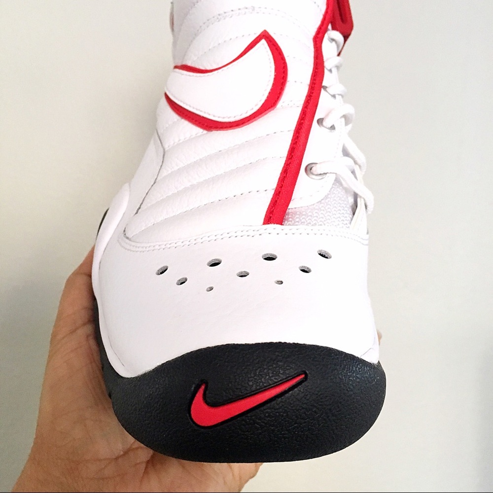 Men’s Nike Air Shake Ndestrukt Red White Black - Picture 4 of 8